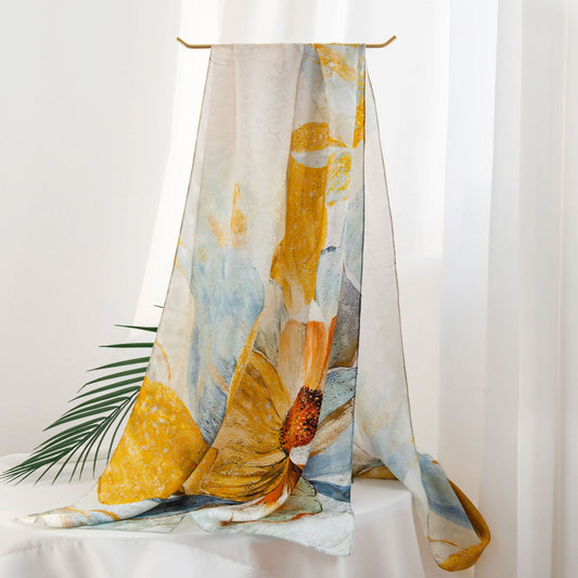 New Arrival Fashion Premium Mulberry Silk Long Scarf Perfect Gift