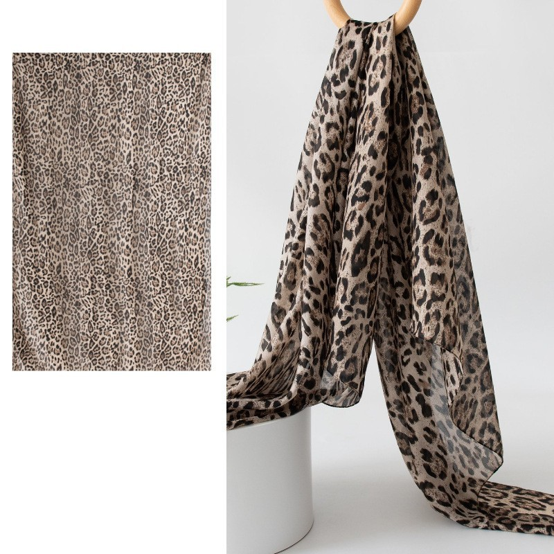 Spring & Summer Lightweight Pure Mulberry Silk Long Scarf UV Protection