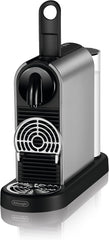 Nespresso De'Longhi EN267.BAE Citiz Kaffeemaschine mit Milchaufschäumer, Energiesparfunktion, 1710W, 1 Liter, 37.2 x 21.8 x 27.7 cm, Schwarz