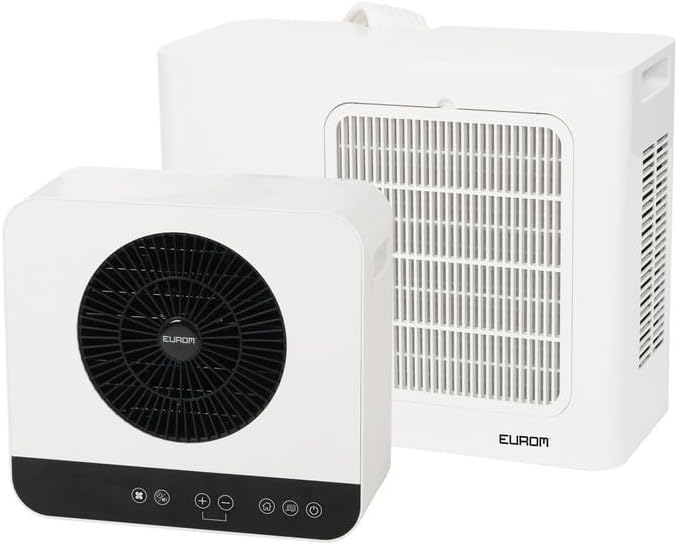 EUROM Split Klimaanlage AC2401 für Wohnwagen, Wohnmobil, Camping, Boot, Bus, Camper, Caravan, Mobilheim | Mobiles Klimagerät mit 2400 BTU | Verbessertes Modell dem legendären Klima AC2400