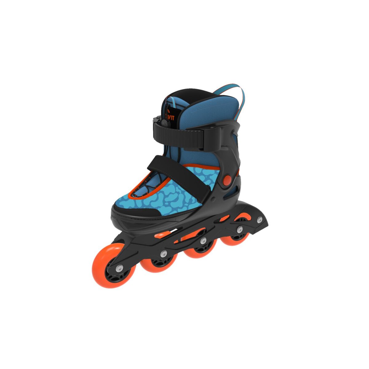 CRIVIT Kinder-Softboot-Inlineskates, mit Anziehhilfe und Tragegriff (Blau, 29-33) - B-Ware gut