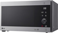 LG MS2595CIS Mikrowelle mit Smart Inverter Technologie, 25 Liter Kapazität, 1000 W, Automatikprogramme, einstellbare Leistungsstufen und EasyClean-Funktion, Silber