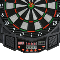 HOMCOM elektronische Dartscheibe Dartboard 27 Spiele 8 Spieler