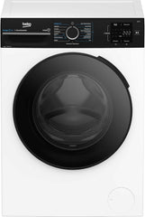 Beko WMC91464ST1 b300 Waschvollautomat, Waschmaschine, 9 kg, Bluetooth, ProSmart Inverter Motor, Dampffunktion, Pet Hair Removal, Watersafe+, Weiß