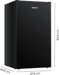 Heinrich´s Gefrierschrank 61Liter -18°C Freezer, 3x Gefrierschublade, 7 Stufen Temperaturregler, Airflow, wechselbarer Türanschlag weiß