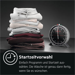 AEG L7WBA60680 Waschtrockner / DualSense - schonende Pflege / 8 kg Waschen / 5 kg Trocknen / D / energiesparend / Mengenautomatik / Nachlegefunktion / ProSteam - Auffrischfunktion / 1600 U/min Weiß