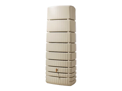 4rain Regentonne »SLIM«, 650 Liter Volumen, inklusive Auslaufhahn und Windsicherung