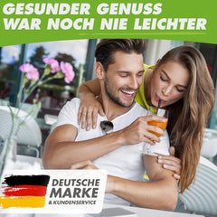 Nutrilovers *Testsieger* QUICK-JUICER Entsafter Edelstahl Obst und Gemüse I XXL-Einwurf für ganze Früchte entsaften, 800W, 2 Geschwindigkeiten, BPA-frei inkl. Trinkflasche + Rezepte Buch & App
