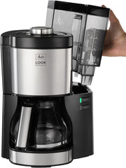 Melitta Look Perfection - Filterkaffeemaschine - mit Thermokanne - Tropfstopp - 10 Tassen - Schwarz (1025-16)