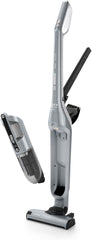 Bosch Akku-Staubsauger Flexxo 2in1 Serie 4 BBH32101, kabelloser Handstaubsauger, beutellos, hohe Saugleistung, Lange Laufzeit, Kurze Ladezeit, Fugendüse, alle Bodenarten, schwarz