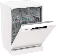 Gorenje GS642E90W Freistehender Geschirrspüler, 60 cm, 13 Maßgedecke, Total AquaStop, vollständiger Überlaufschutz, Hygiene Programm, SpeedWash Funktion, Selbstreinigung, UltraClean Besteckkorb