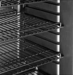 METRO Professional Mini-Kühlschrank GPC1088, 88 L, 1.052 kWh/24h, 3 Edelstahl-Drahtböden, schwarz