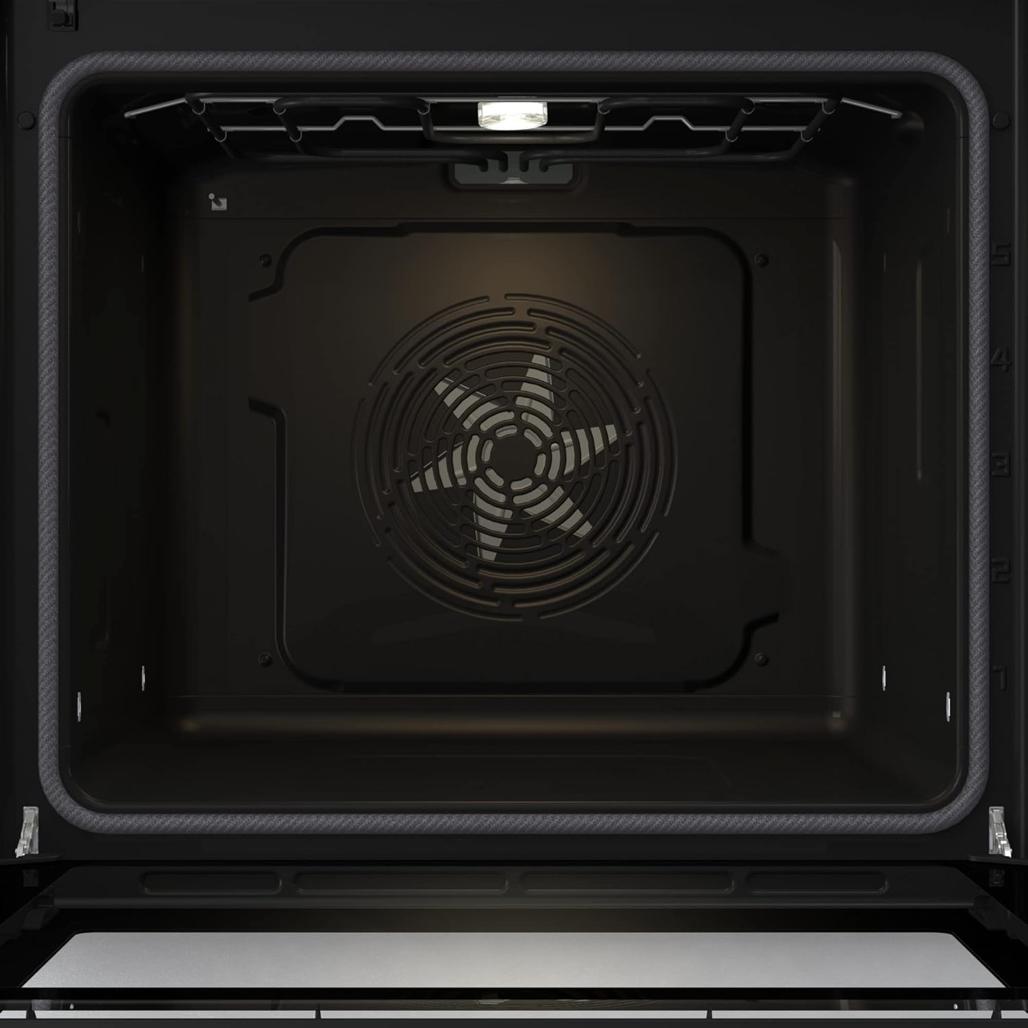 Gorenje 738971 Einbaubackofen-Set OptiBake Black Steam Pyro Set / 77L / Heißluft/Pyrolyse/ExtraSteam/GentleClose/AirFry/Pizzamode 300°C/PerfectGrill/Induktions-Kochfeld mit BridgeZone/schwarz
