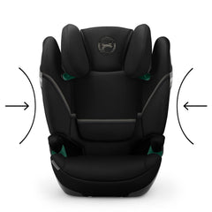 CYBEX Gold Kindersitz Solution S2 i-Fix, Für Autos mit und ohne ISOFIX, 100 - 150 cm, Ab ca. 3 bis 12 Jahre (15 - 50 kg), Lava Grey