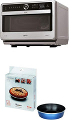 Bauknecht Jet Chef MW 179 IN Edelstahl 5in1-Multifunktionsmikrowelle/ 1000 W/ 33 L Garraum/Heißluft 1500 Watt/ Quartz Grill 1200 W/DualCrisp/ Dampfgaren/Schmelz- und Schnellauftau-Funktion