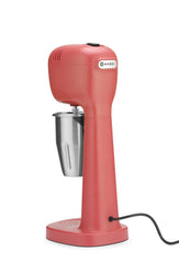 HENDI Milchshake Maker, Inkl. 2 Mixbechers (Edelstahl und Polykarbonat) und 4 austauschbaren Rührwerken, Drink mixer, Frappés, Getränkemixer, 230V/400W, 170x196x(H)490mm, Karamell