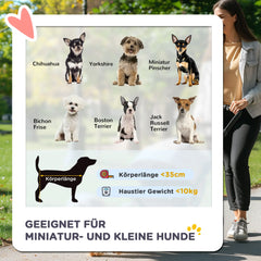 PawHut Hundebuggy faltbar mit Feststellbremse und Einkaufskorb