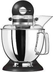 KitchenAid Küchenmaschine I Artisan I Kippbarem Food Processor I Teigknetmaschine mit 5 Zubehör | 2 Schüsseln aus Edelstahl | 4.8 L | Pistaccio