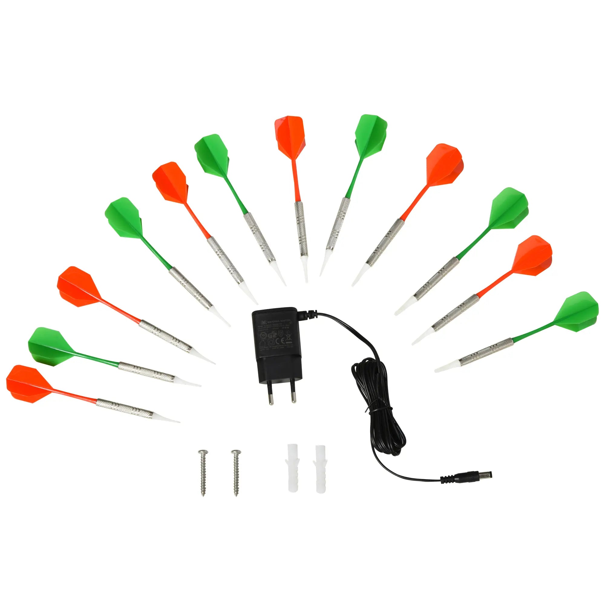 HOMCOM elektronische Dartscheibe Dartboard 27 Spiele 8 Spieler