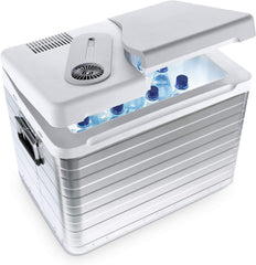 Mobicool Q40 AC/DC Portable Electric Aluminium Cooler, 39l, 12/230V, for Car, Truck, Boat, Camper Van, RV