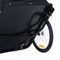 HOMCOM Fahrradanhänger faltbar große Transportbox