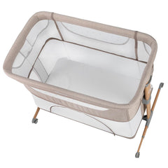 Momi SMART Bed 4-in-1 Kinderbeistellbetten bis 15 kg, Beistellbett für Babys mit Matratze, Höhenverstellbar