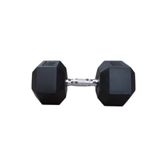 POWRX Hexagon-Kurzhantel, gummiert, 1x 30 kg - B-Ware sehr gut