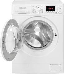 Bomann® Waschmaschine 10kg | max. 1400 U/min | 10 Jahre Motor-Garantie | effizienter, leiser & langlebiger Invertermotor | 15 Programme | Endzeitvorwahl | LED-Display | Washing Machine WA 7110