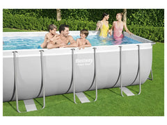 Power Steel™ Frame Pool-Set mit Filterpumpe, ca. L 412 x B 201 x L 122 cm