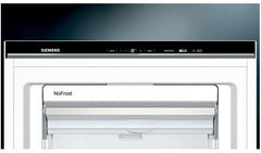 Siemens GS54NAWCV iQ500 Gefrierschrank, 176 x 70 cm, 327 L, noFrost nie wieder abtauen, bigBox Platz für großes Gefriergut, varioZone flexible Glas-und Schubladen, Weiß