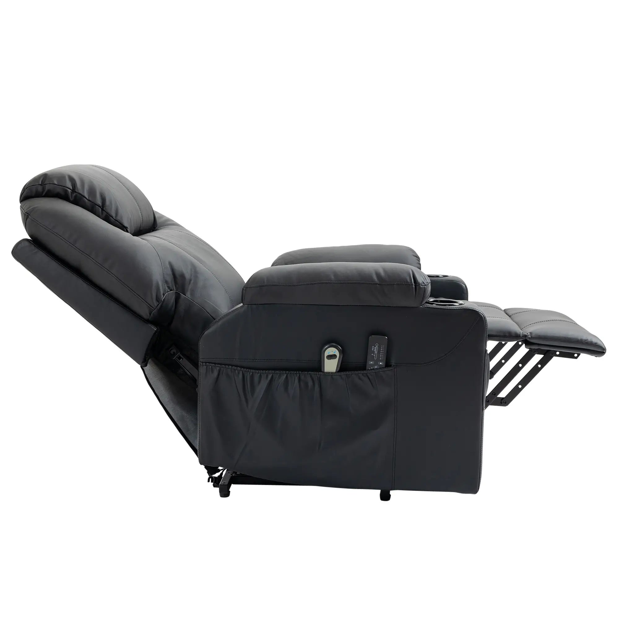 HOMCOM Aufstehsessel elektrisch Massage Liegefunktion