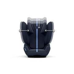 CYBEX Gold Kinder-Autositz Solution G i-Fix, Für Autos mit und ohne ISOFIX, Ab ca. 3 bis 12 Jahre (100 - 150 cm), Ab ca. 15 bis 50 kg, Lava Grey