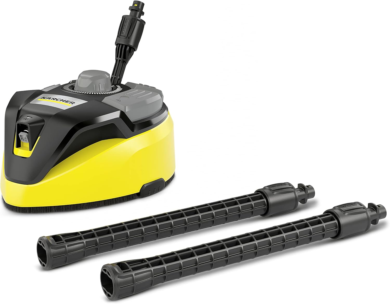 Krcher Flchenreiniger T-Racer T 7 Plus (Spritzwasserschutz, für groe Flchen, zwei Flachstrahldüsen, Handgriff für senkrechtes arbeiten, Powerdüse, Spüldüse)