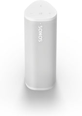 Sonos Roam 2 | Leichter, mobiler und wasserdichter Speaker mit Bluetooth, WLAN, mindestens 10 Stunden Akkulaufzeit und Voice Control für drinnen und draußen - Weiß