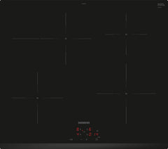 Siemens EQ522IA01, Einbauherd-Set, Bestehend aus HE517GBS4 Herd, 60 x 60 cm, 3D Heißluft, Selbstreinigung, Clip Auszug & EI645CFB6E Induktionskochfeld, Bräterzone, powerBoost, Edelstahl Rahmen