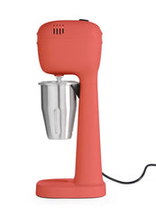 HENDI Milchshake Maker, Inkl. 2 Mixbechers (Edelstahl und Polykarbonat) und 4 austauschbaren Rührwerken, Drink mixer, Frappés, Getränkemixer, 230V/400W, 170x196x(H)490mm, Karamell