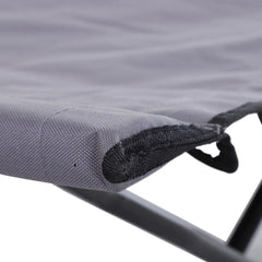 Outsunny Campingbett klappbar für 2 Personen erhöht faltbar