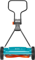 Gardena Classic Spindelmher 400: Handrasenmher mit 40cm Arbeitsbreite für bis zu 200 m Rasenflche, Messerwalze aus Qualittsstahl, berührungslose Schneidetechnik, geruscharm und przise (4018-20)