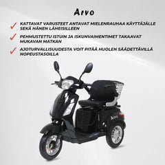 Arvo Seniorenmobil P300 Schwarz