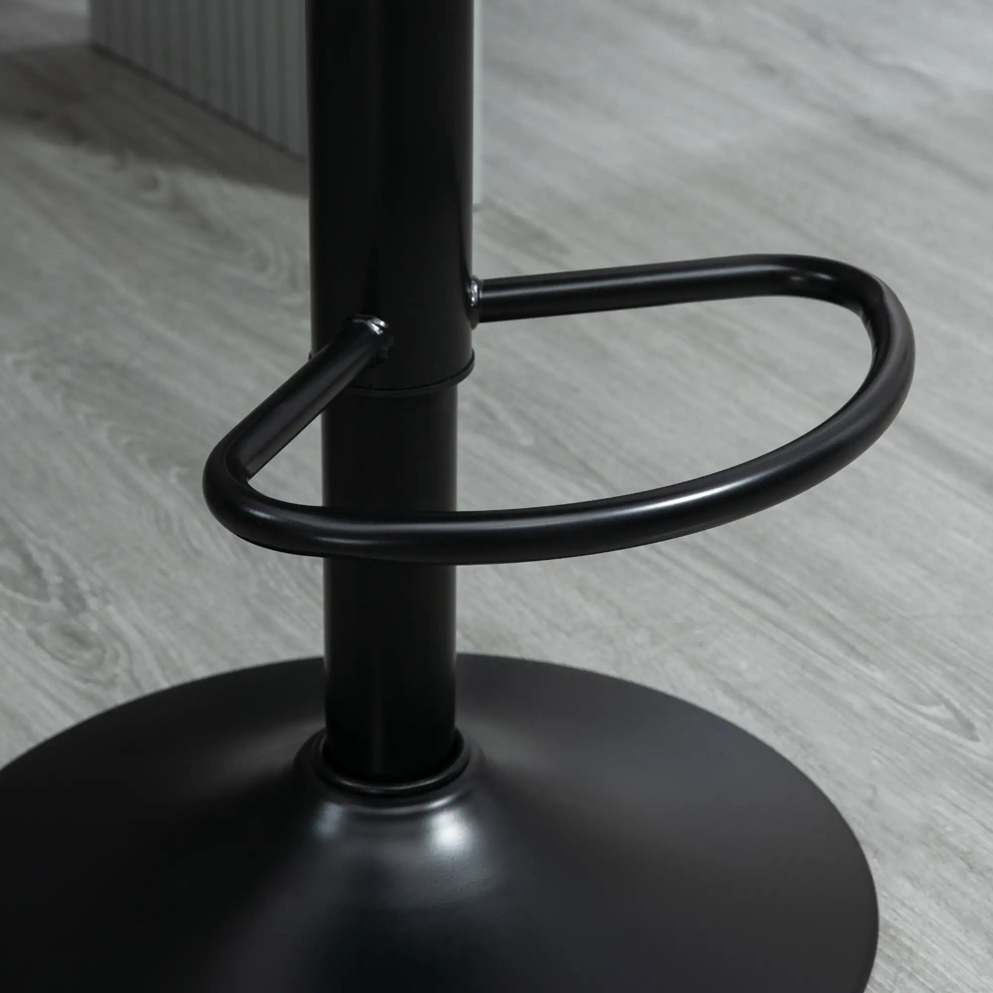 HOMCOM 2er-Set Barhocker höhenverstellbar, Kunstleder Braun