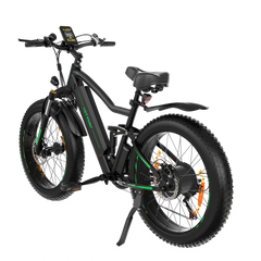 Hitway BK9 E-Bike - 500W Motor, 48V 15Ah, 26 x 4.0 Fat Tire - All-Terrain Mountain E-Bike