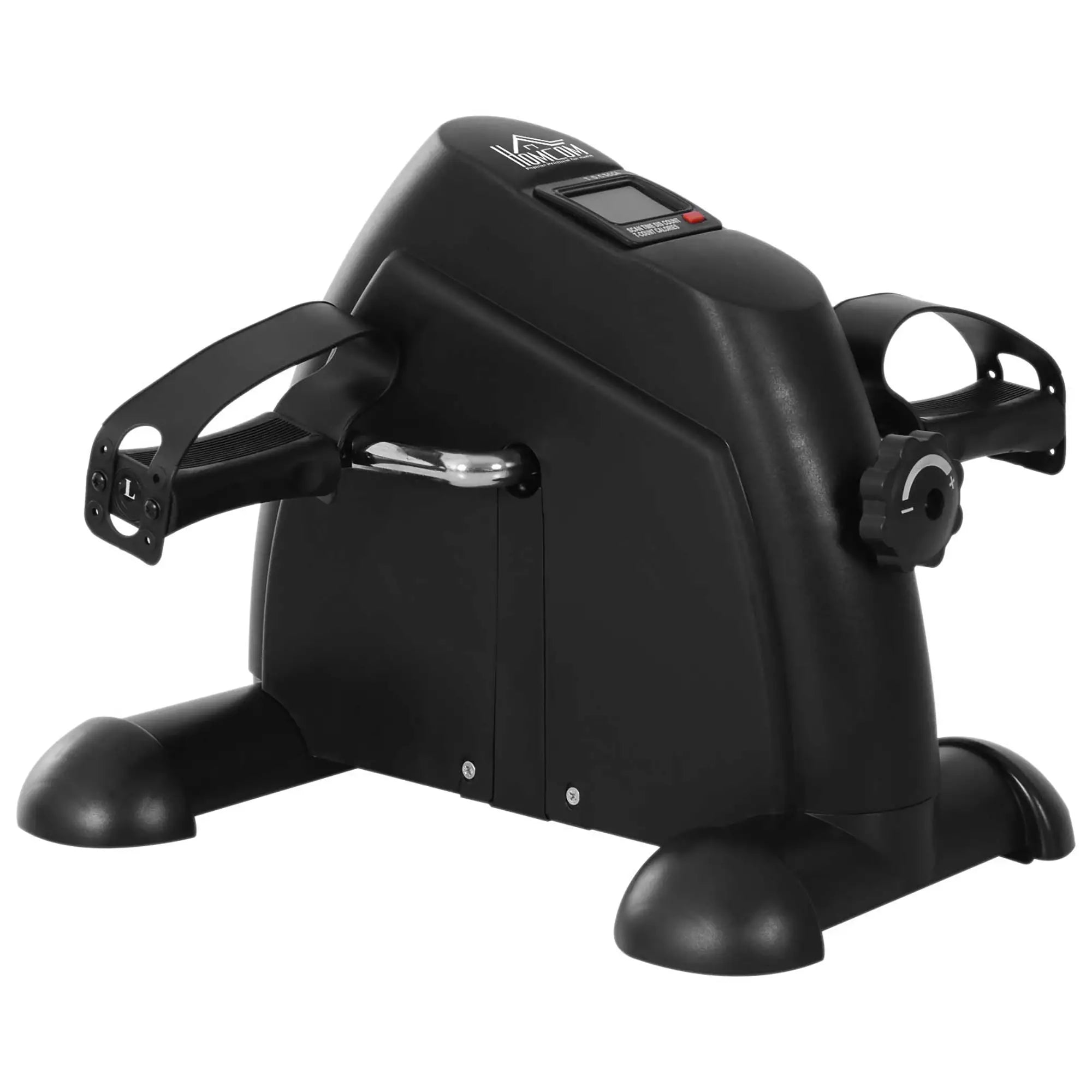 HOMCOM Mini Bike Pedaltrainer mit LCD-Display, verstellbarer Widerstand