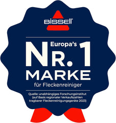 BISSELL SpotClean HydroSteam | Fleckenreiniger für Hartnckige Flecken | Dampft, Schrubbt und Saugt | Mehrflchen-Fleckenentfernung | Schnelltrocknend | Dampfmodus | HydroSteam Technologie | 3689N