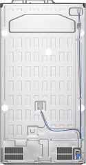 LG GSGV81PYLL Side by Side Kühlschrank, Klasse E, 635 L, Instaview, Kühlschrank mit Gefrierfach, Eis-, Crushed Ice- Wasserspender, Total NoFrost, Smart Inverter Kompressor, Wi-Fi