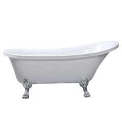 Lykke Badewanne mit Füen Nordic Deluxe 1700x750x730mm, Wei