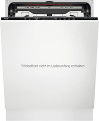AEG Vollintegrierter Geschirrspüler 60cm, Spülmaschine Serie 7000: mit Glasschutz, Energieklasse A, Besteckschublade, personalisierte Zeit-Steuerung, leise 41dB, ComfortRails, Wasserstopp, FSE7676AP