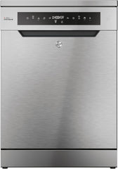 Hoover HF 4C6F0PW Geschirrspüler; 14 Maßgedecke; Freistehend, 60 cm breit; Energieeffizienzklasse C; Smarte Bedienung mit WiFi + Bluetooth-Technologie