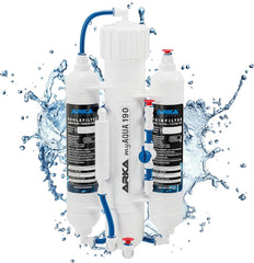 ARKA myAQUA 1900 Umkehrosmoseanlage 1900 L/Tag - Wasserfilter & Enthärtungsanlage, entfernt bis zu 99% Salze, Schadstoffe & Bakterien - Für Aquarien & Haushalt
