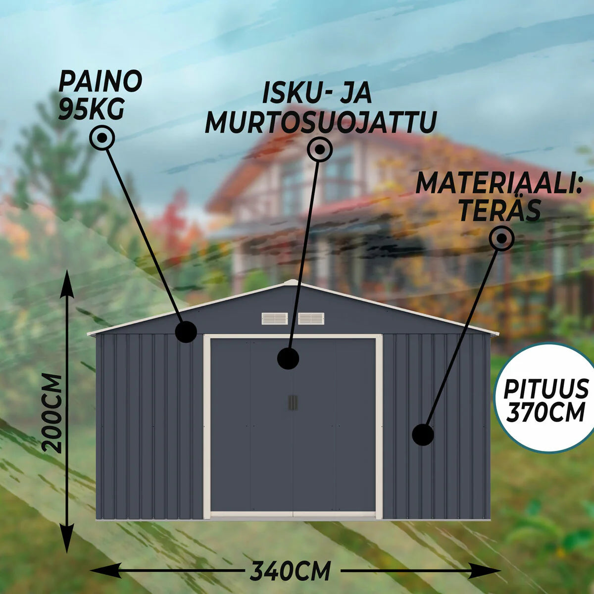 Fornorth Gerteschuppen, 12.99m2