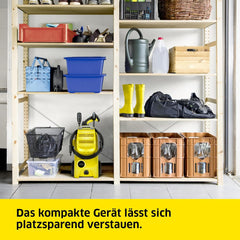Kärcher Hochdruckreiniger K 4 Power Control Flex Home, Druck: max. 130 bar, Fördermenge: 420 l/h, Fläche: 30 m²/h, Wasserfilter, Gewicht: 11,5 kg, Hochdruckpistole, Dreckfräser, Strahlrohr, Home Kit
